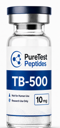 PureTest Peptides TB-500 10 mg research product vial