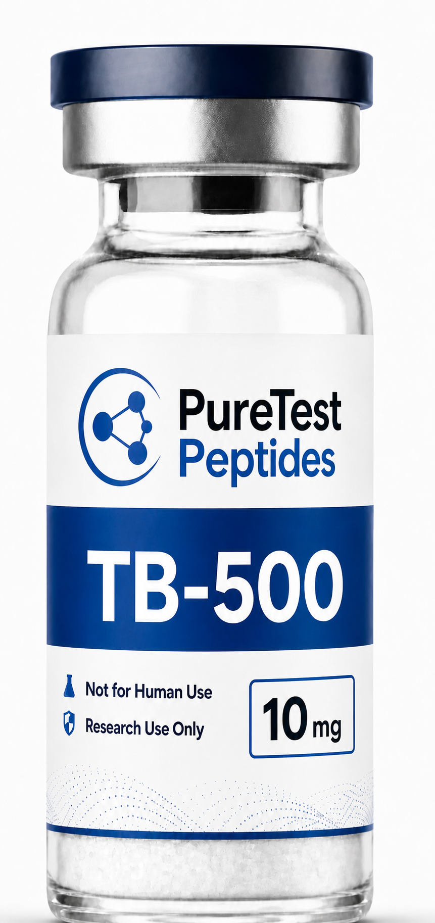 PureTest Peptides TB-500 10 mg research product vial