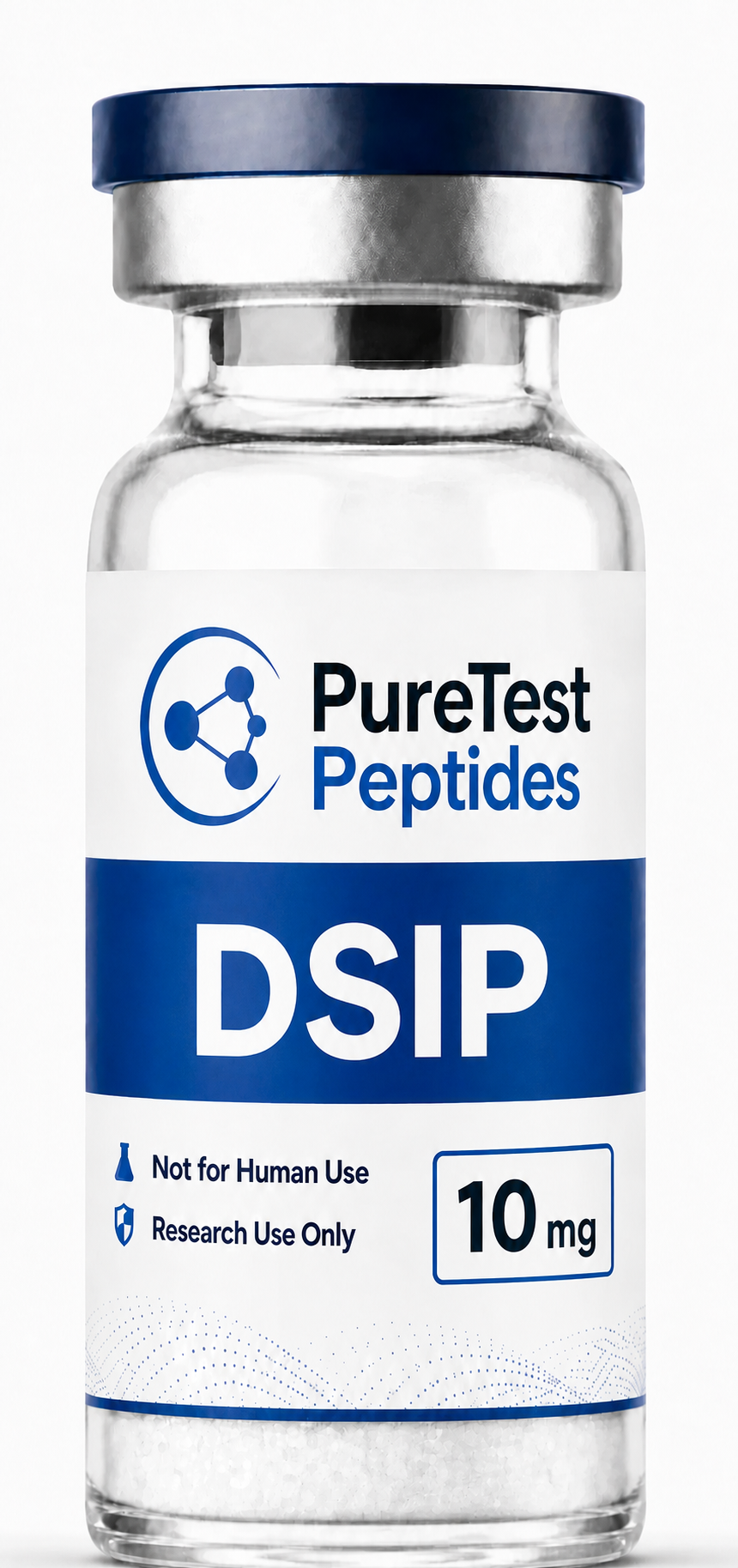 PureTest Peptides DSIP 10 mg research product vial