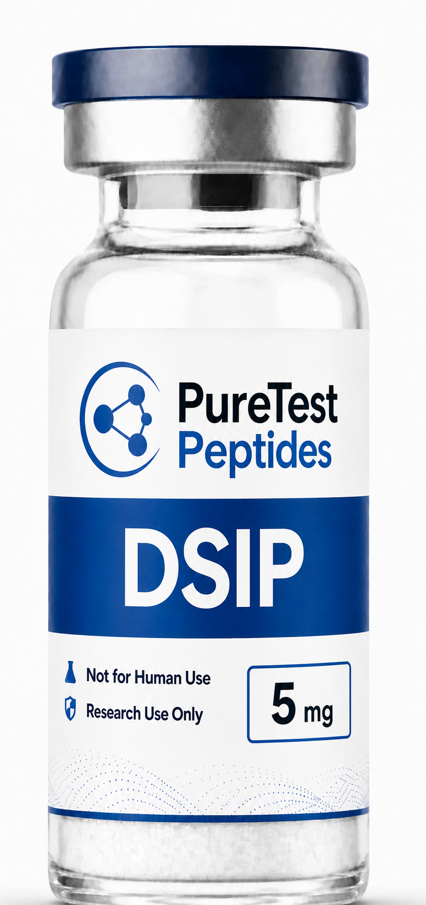 PureTest Peptides DSIP 5 mg research product vial