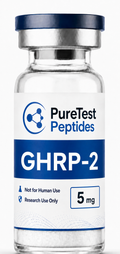 PureTest Peptides GHRP-2 5 mg research product vial