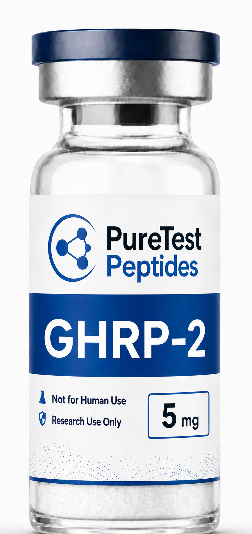 PureTest Peptides GHRP-2 5 mg research product vial