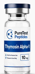 PureTest Peptides Thymosin Alpha-1 10 mg research product vial