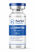 Pure Test Peptides L-Carnitine 500mg/mL, 10mL Research Compound