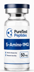 PureTest Peptides 5-Amino-1MQ 50 mg research vial