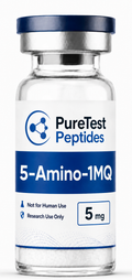 PureTest Peptides 5-Amino-1MQ 5 mg research vial