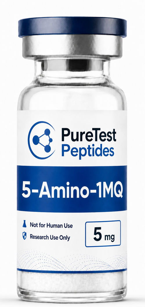 PureTest Peptides 5-Amino-1MQ 5 mg research vial