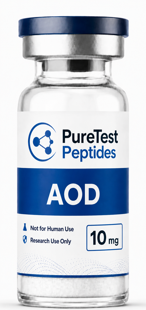 PureTest Peptides AOD-9604 10 mg research vial