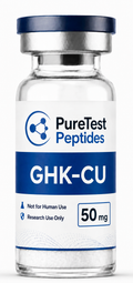 PureTest Peptides GHK-Cu 50 mg research vial