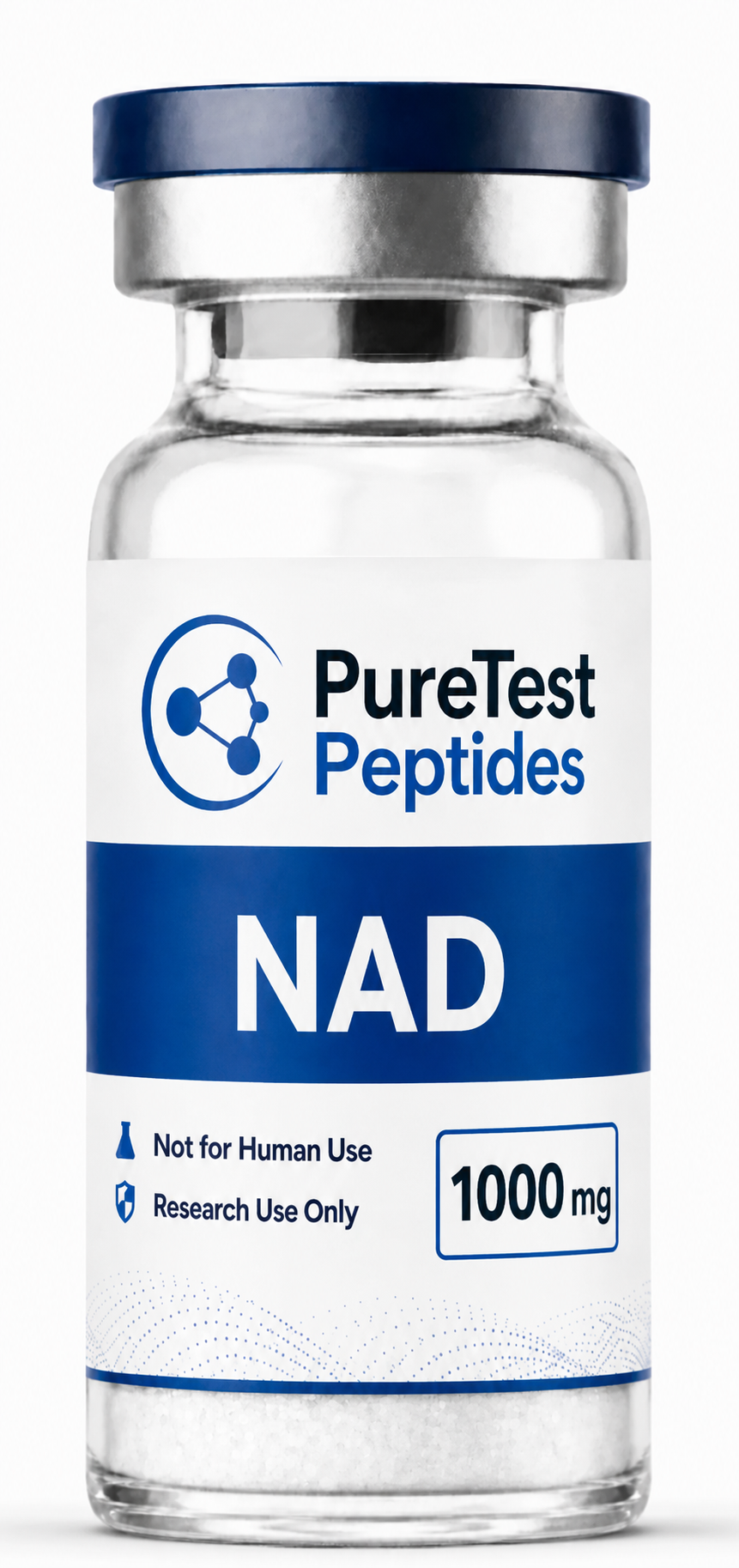 PureTest Peptides NAD+ 1000 mg research vial
