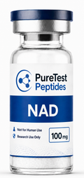PureTest Peptides NAD+ 100 mg research vial